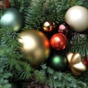 Новогодняя композиция Лошадка - с добавлением зелени - миниатюра 