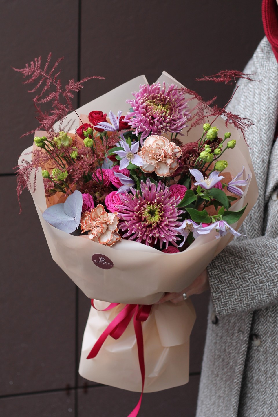 Букет Цветочный Сон - подарочное оформление