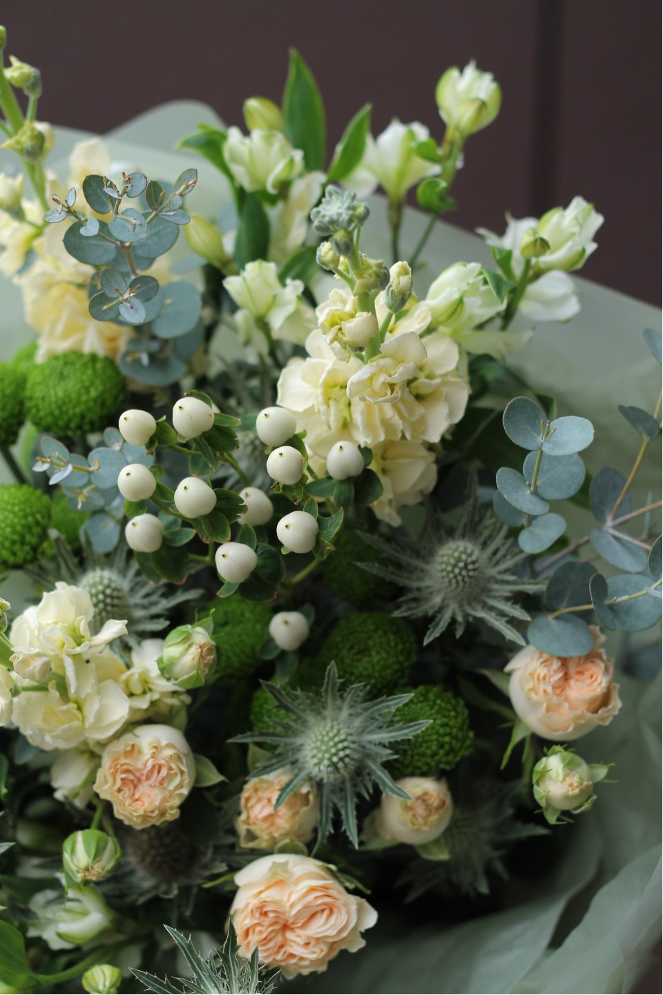 Букет Изумрудный Луг - подарочное оформление