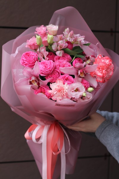 Букет "Розовый мусс"