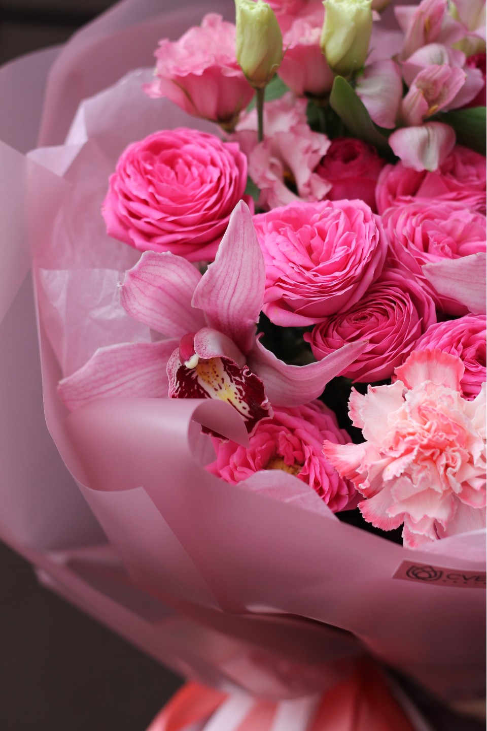 Букет Розовый мусс - с доставкой по Минску