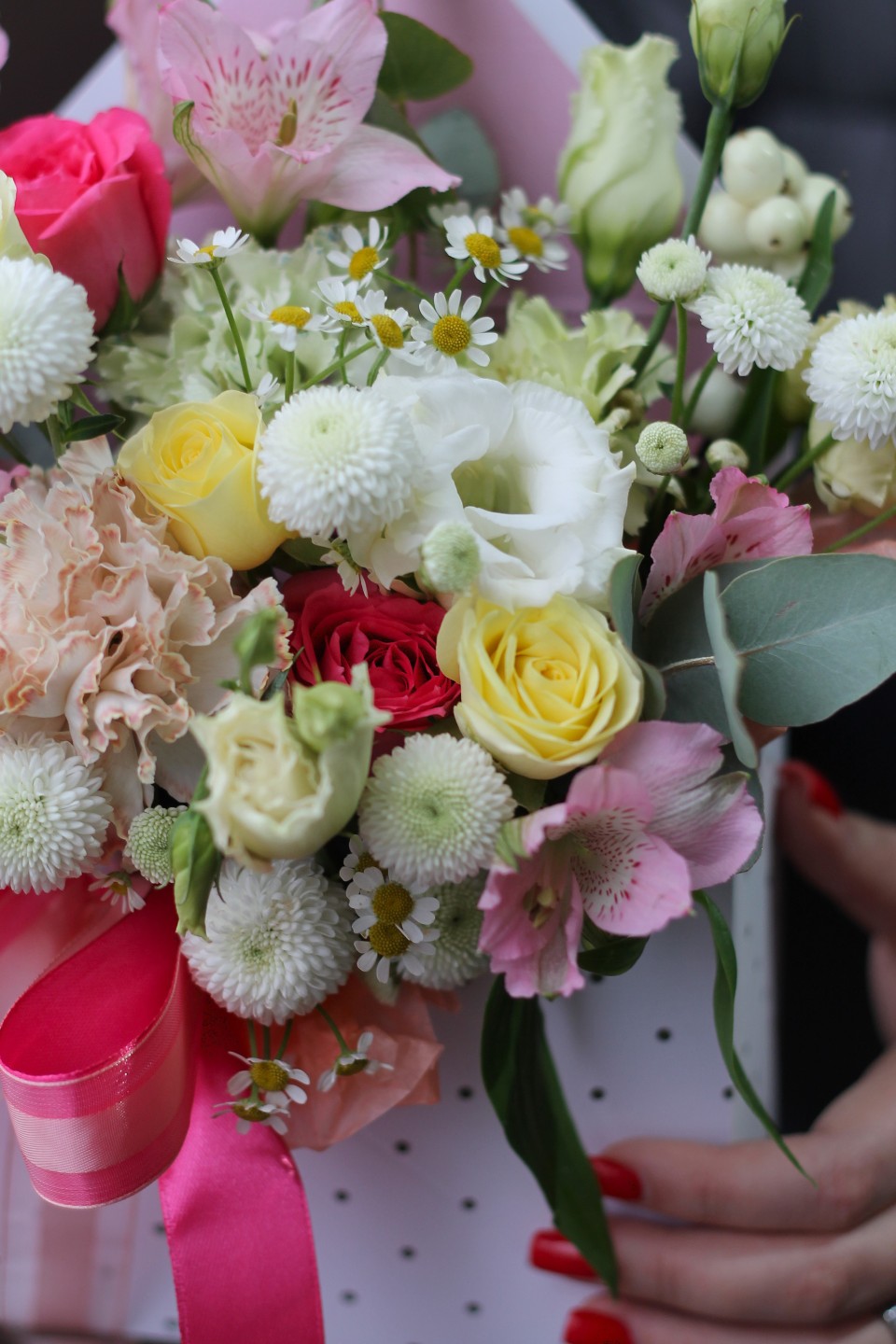 Конверт Цветочная Сказка - с добавлением зелени