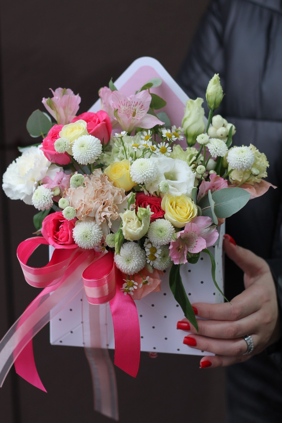 Конверт Цветочная Сказка - подарочное оформление