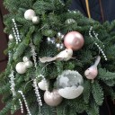 Новогодняя елочка Зимняя Птичка - с добавлением зелени - миниатюра 