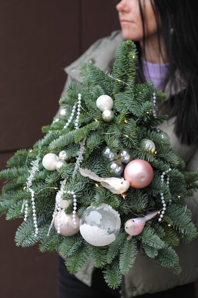 Новогодняя елочка "Зимняя Птичка"