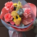 Букет Саварен - с добавлением зелени - миниатюра 