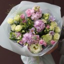 Букет Мигель - с добавлением зелени - миниатюра 