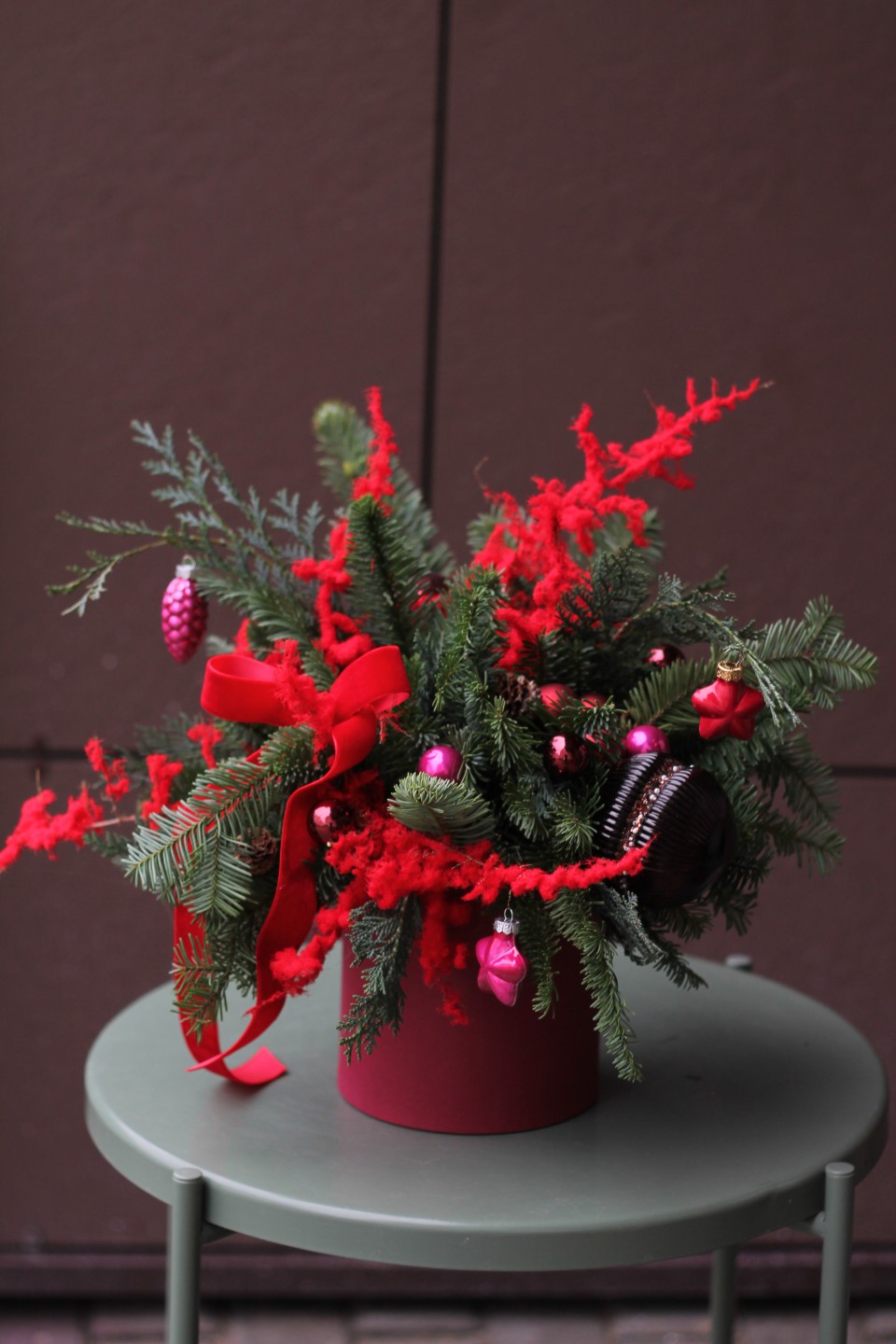 Композиция Очаг - подарочное оформление