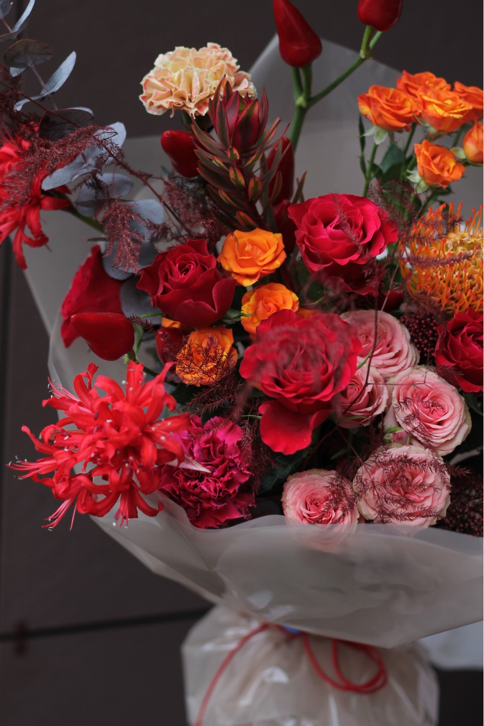 Букет Красный Малахит 7