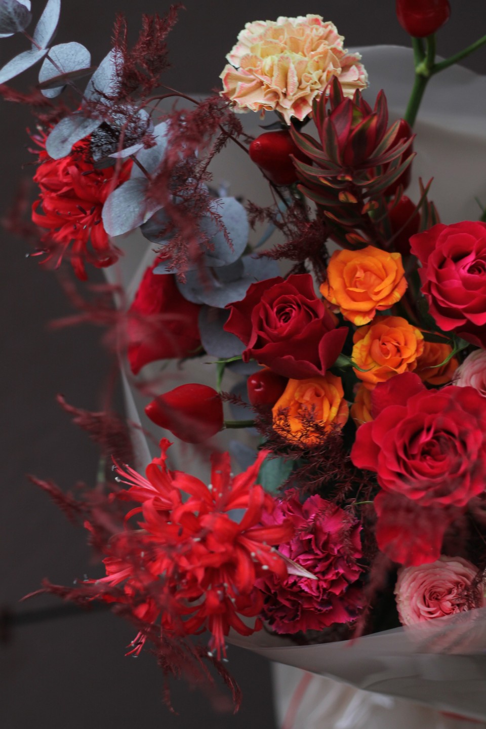 Букет Красный Малахит - с доставкой по Минску