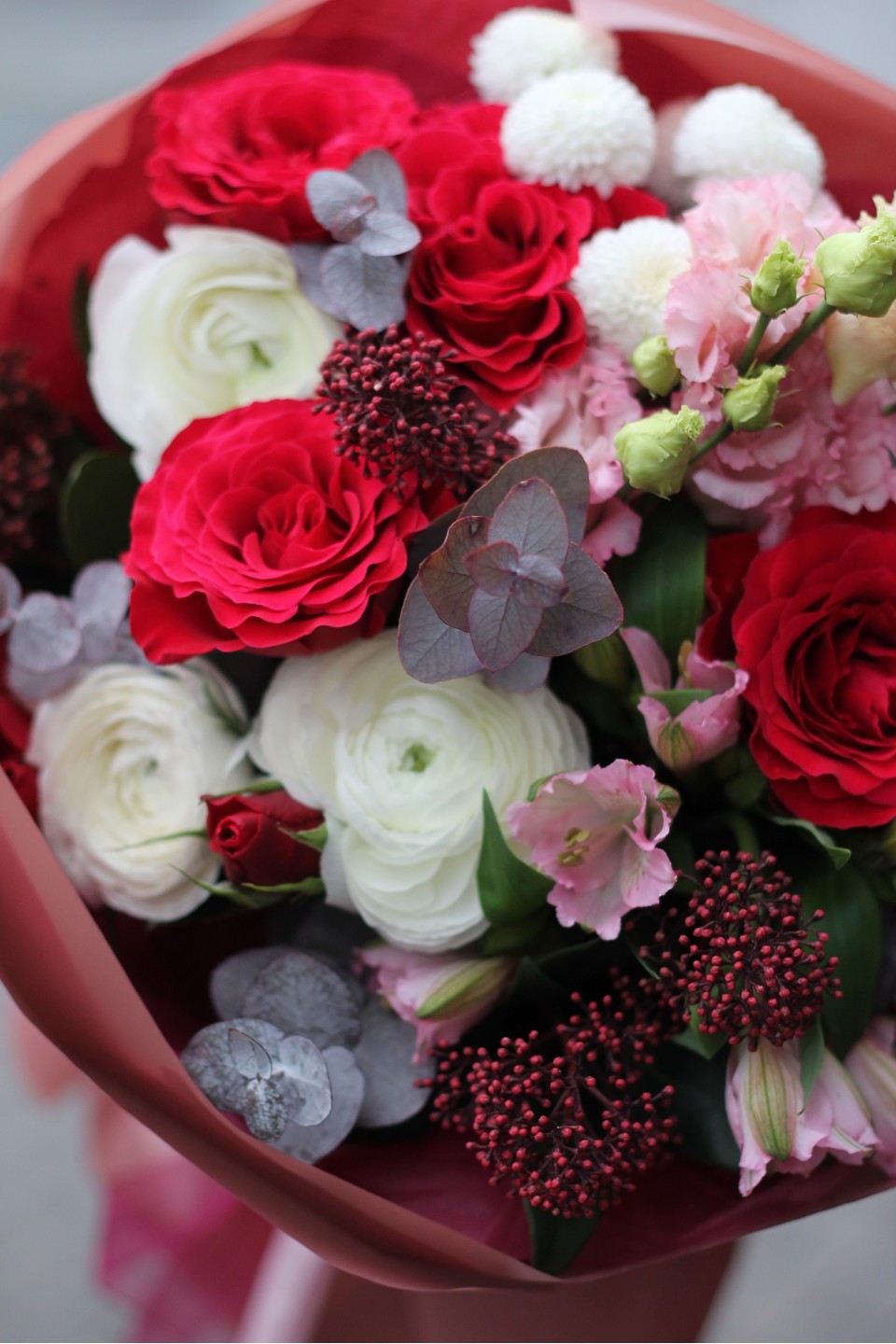 Букет Цветущая Любовь - подарочное оформление