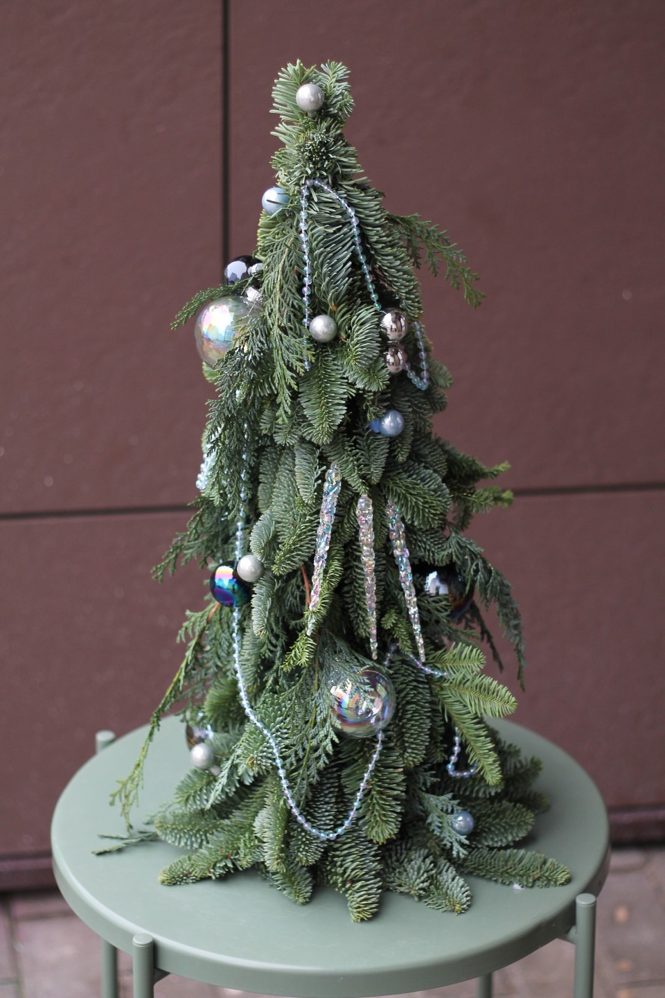 Елочка новогодняя Зимний Вечер - с добавлением зелени