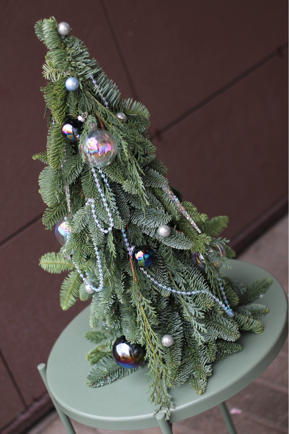 Елочка новогодняя Зимний Вечер - подарочное оформление