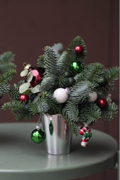 Композиция новогодняя "Карамелька Санты"