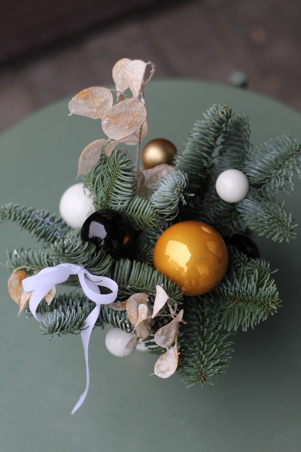 Композиция новогодняя Морозная Фантазия - с доставкой по Минску