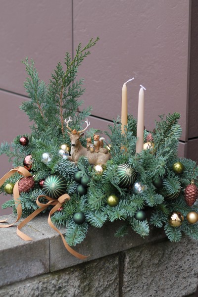 Композиция новогодняя "Зима в Лесу"