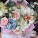 Конветр с цветами Парфюм - подарочное оформление - миниатюра