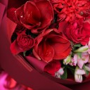 Букет с красным Амариллисом Аромат Любви - с доставкой по Минску - миниатюра