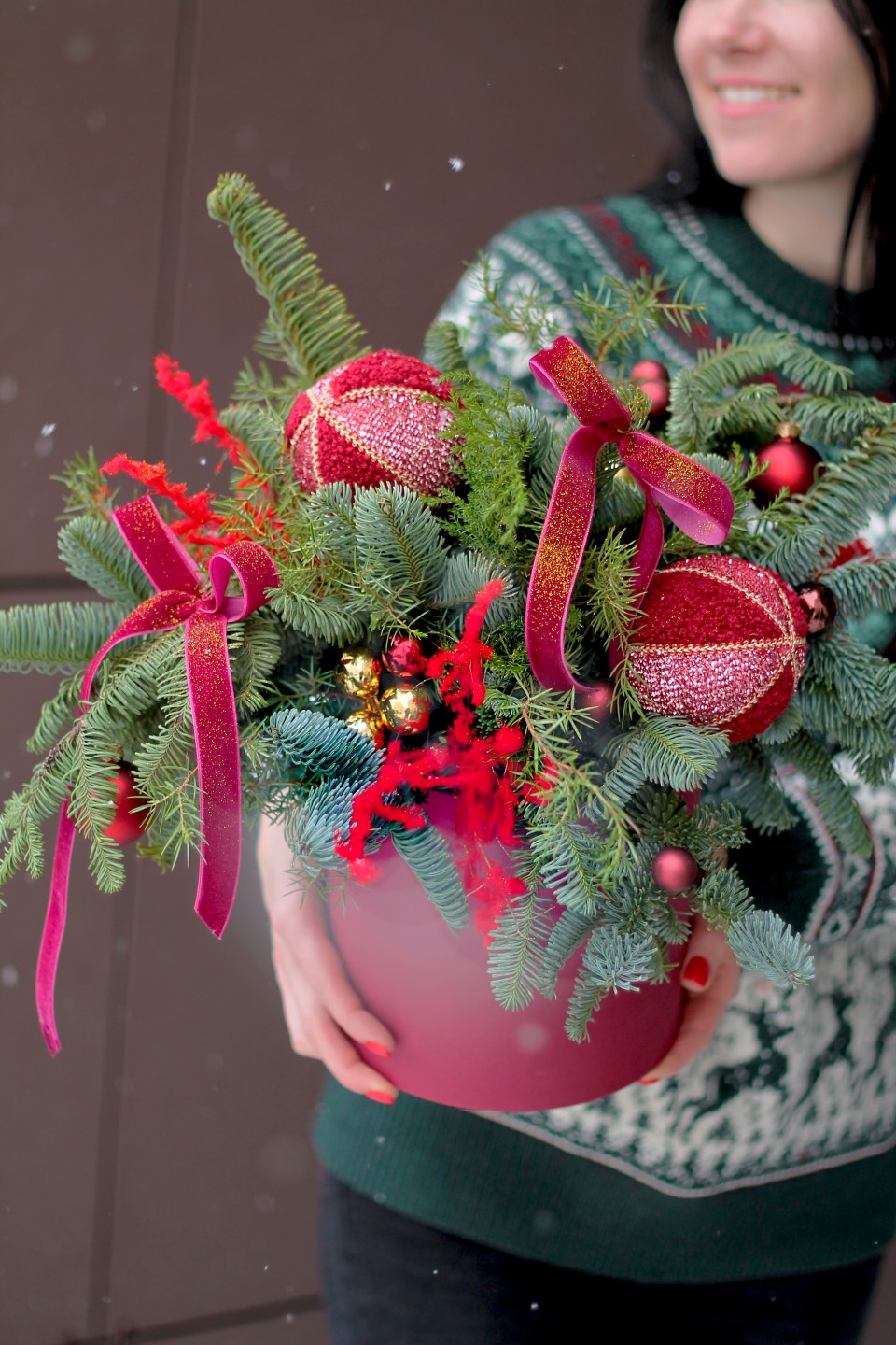 Композиция Яркий огонёк