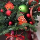 Композиция новогодняя Пряничный Человечек - с доставкой по Минску - миниатюра