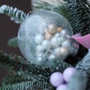 Коробочка новогодняя Отражение Севера - с добавлением зелени - миниатюра 