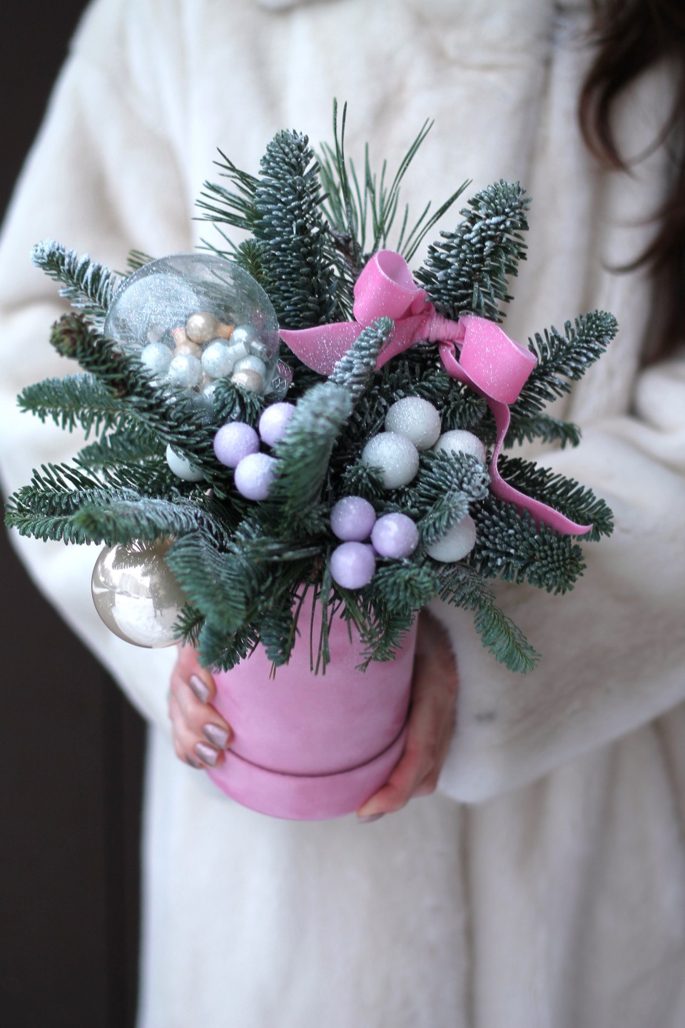 Коробочка новогодняя Отражение Севера - подарочное оформление