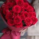 Букет Водопад Алых Роз - миниатюра