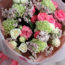 Букет с гвоздиками Вне Времени - с доставкой по Минску - миниатюра