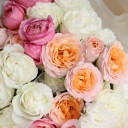 Букет с кустовыми розами Нежность в Тебе - с доставкой по Минску - миниатюра