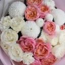 Букет с хризантемой Брызги Шампанского - с доставкой по Минску - миниатюра