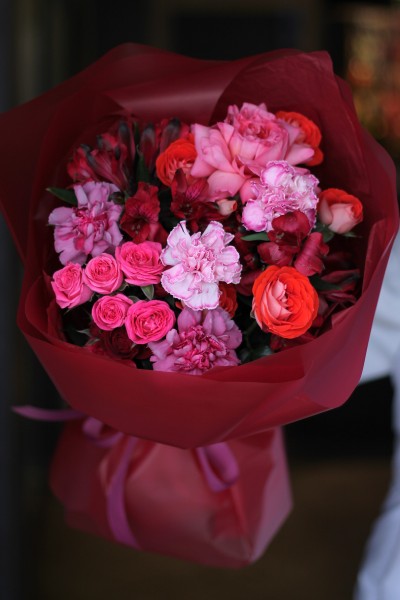 Букет "Магия Рубина"