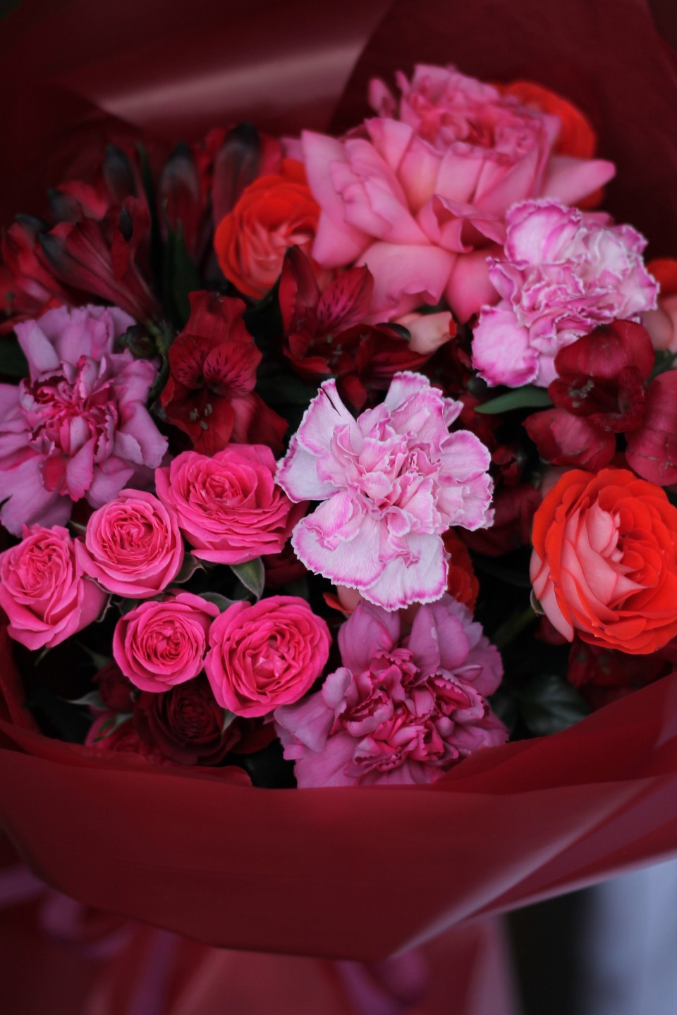 Букет Магия Рубина - с доставкой по Минску