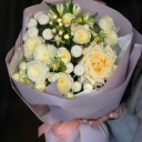 Букет с пионовидными розами Аливия - миниатюра