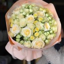 Букет с розой Сны с твоим шепотом - миниатюра