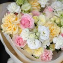 Букет с французской розой Огни твоей души - с доставкой по Минску - миниатюра