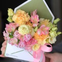 Конверт с тюльпанами Улыбка - миниатюра