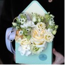 Конверт Цветочная Поэма - с добавлением зелени - миниатюра 