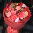 Букет с илексом Ты нравишься мне - миниатюра