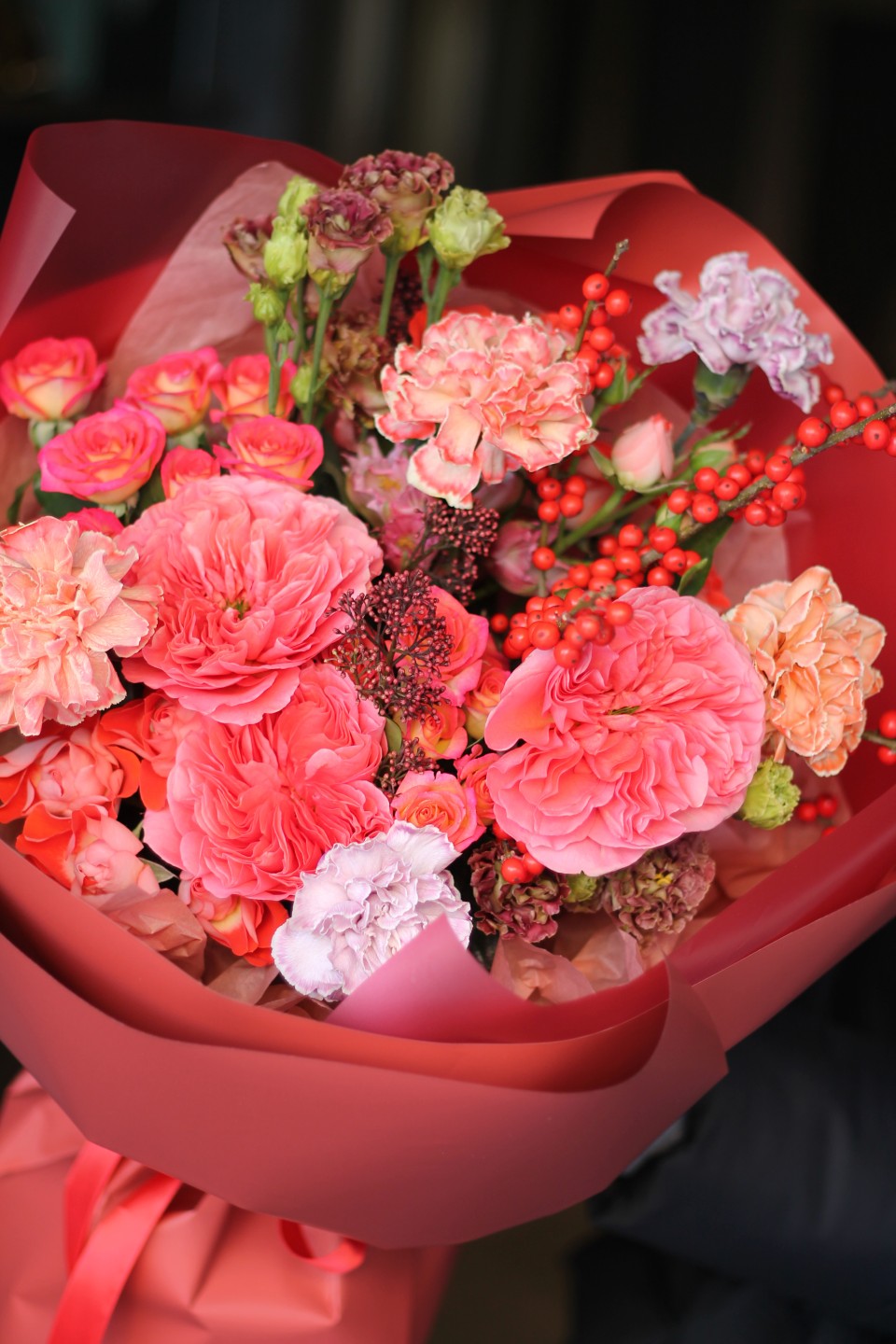 Букет с илексом Ты нравишься мне - с доставкой по Минску