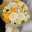 Букет с пионовидной розой "Путь к Солнцу" - быстрая доставка в Минске - миниатюра