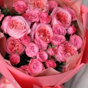 Букет из микса роз " Это была Любовь" - подарочное оформление - миниатюра