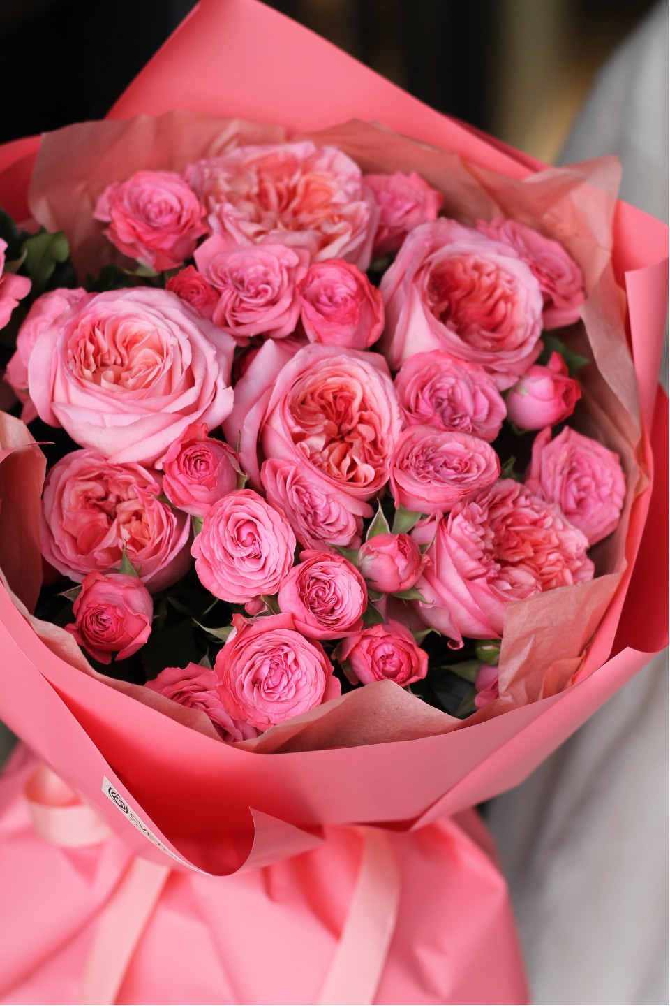 Букет из микса роз " Это была Любовь" - подарочное оформление