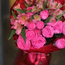 Букет с пионовидной розой"Первое свидание" - с доставкой по Минску - миниатюра