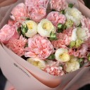 Букет с пионовидными розами "Чарующая Грация" - с доставкой по Минску - миниатюра