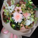 Букет с белой сиренью "Мелодия сада" - с доставкой по Минску - миниатюра