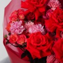 Букет с французскими розами  Любящее Сердце - с доставкой по Минску - миниатюра