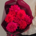 Букет с французскими розами Сказочный Закат - подарочное оформление - миниатюра