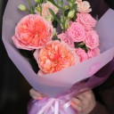 Букет с пионовидной розой Сияние - с доставкой по Минску - миниатюра