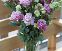 Букеты из эустомы