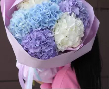 Букеты из гортензий